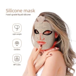Alternative view of 7 Bio Code  Crystal Face LED Mask 3D Facial
