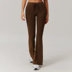 Alternative view of Yoga Leggings High Waist Bell-bottoms Breathable Leggings
